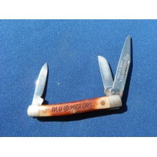 ONTARIO KNIFE CO OK USA STOCKMAN POCKET KNIFE Made by Queen