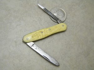 Hibbard Spencer Bartlett & Co (H.S.B. & Co) Ivory Lobster Knife