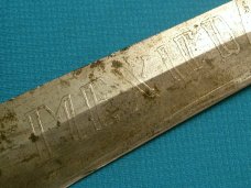 MEXICO HORN HANDLE BOWIE FIXED BLADE HUNTING SKINNING KNIFE KNIVES