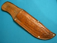 MEXICO HORN HANDLE BOWIE FIXED BLADE HUNTING SKINNING KNIFE KNIVES