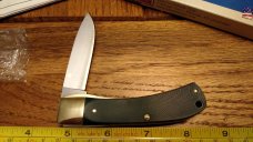  SCHRADE Old Timer USA 55OTG Liner Lock Pocket Knife Green Delrin IN BOX Lot A1