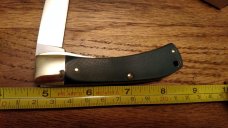  SCHRADE Old Timer USA 55OTG Liner Lock Pocket Knife Green Delrin IN BOX Lot A1