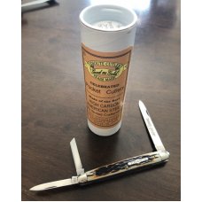 2009 - Great Eastern Cutlery (GEC) Tidioute - 2nd Cut Jig Burnt Stag Melon Tester Whittler Knife PPP