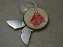 Ambassador (Colonial) Prov. RI  Advertising Coin Knife