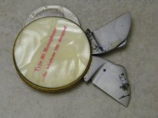Ambassador (Colonial) Prov. RI  Advertising Coin Knife