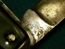 VINTAGE ANTIQUE SENECA CUTLERY UTICA USA FOLDING POCKET KNIFE KNIVES OLD