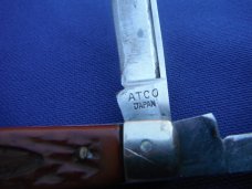 Atco Japan folding 2 blade pocket knife.  Made in Japan!!!