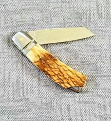 Steve Vanderkolff Mammoth Native Taillock, 4" . White Crackle,Smooth no texture. CPM-154,Perfect 