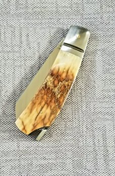 Steve Vanderkolff Mammoth Native Taillock, 4" . White Crackle,Smooth no texture. CPM-154,Perfect 