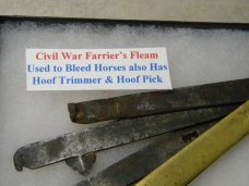 Civil War Era Farrier's Fleam Knife 