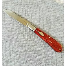 K'roo Custom Kudu Bone Zulu Knife,NEW,W/ slip, 4"..dyed & resin impregnated..filework..rwl34