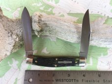 Tidioute 811217 Bull Moose Green Jig Bone Pictorial Label with Pin