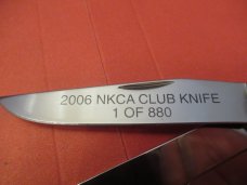 Case XX 2006 Kinfolks # Blade Trapper Pattern # 6354W  Made for NKCA 