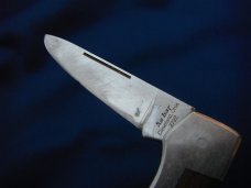 KA-BAR Folding lock-back Pocket Knife No. 2792 Steel & Wood Inlays