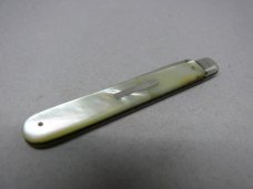 Small Victorian Silver and MOP Fruit Knife from 1888 by John Yeomans Cowlishaw