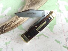 Northfield UN-X-LD Buffalo Jack 44 Gunstock Autumn Gold Jig Bone GEC 441218 brass bolsters NEW