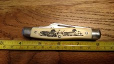  Schrade U.S.A. 505SC Stockman Pocket Knife Water Fowl