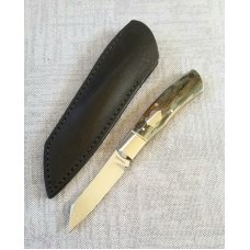 Poroshyn Mammoth Native Fixed bladeM390blade is 3quot total275 sharp675quot oal makers sheath
