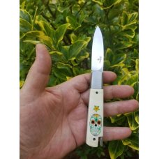 Vincenzo Balistreri Elephant Ivory ScrimshawTaillock,4" closed..rwl34. Doro Kitsune..modern Barlow