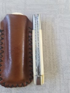 Vincenzo Balistreri Elephant Ivory ScrimshawTaillock,4" closed..rwl34. Doro Kitsune..modern Barlow 