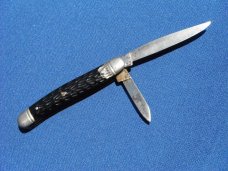 Imperial USA  two blade folding pocket knife  (1956-88) Prov RI USA!!!