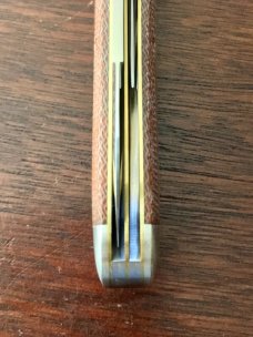 Great Eastern Cutlery Tidioute #852221CL Crown Lifter, Natural Canvas Micarta Handle, New (GEC 85) 