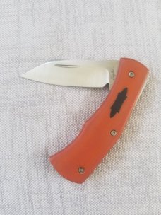 Taylor Cochise Ultralight Custom..Butterscotch Linen micarta...AEB-L..3 5/8" cld..coa..pouch..slip 