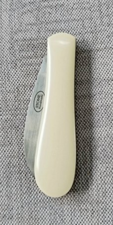 Tinus Stone Custom Gentleman slipjoint...3.75" ...Ivory Micarta and N690..G10 liners...coa and slip.