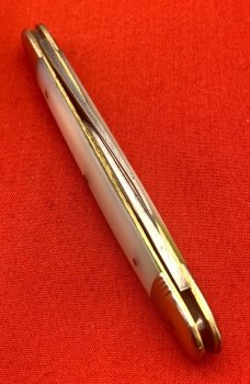 Vintage HERMS GERMANY 2-Blade Equal End Senator Pen Folding Pocket Knife Pearl Pre-1930