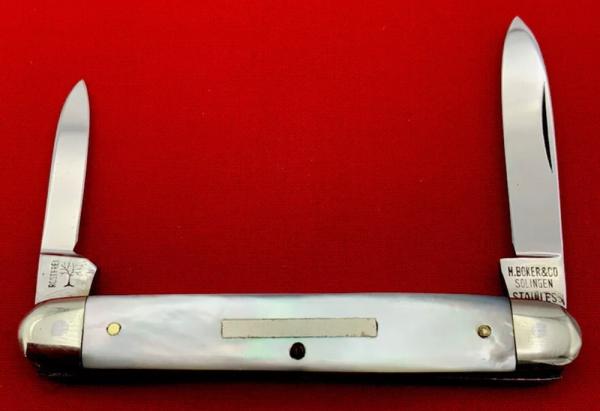 Vintage H BOKER & CO Equal End Senator Pen Folding Pocket Knife Salesman’s Sample 1914-1944 Vintage H BOKER & CO Equal End Senator Pen Folding Pocket Knife Salesman’s Sample 1914-1944