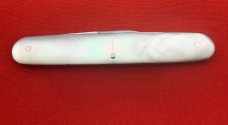 Vintage HUMASON & BECKLEY Equal End Shadow Pen Folding Pocket Knife c.1852-1916 Pearl