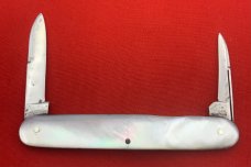Vintage HUMASON & BECKLEY Equal End Shadow Pen Folding Pocket Knife c.1852-1916 Pearl