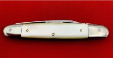 Vintage EDW. PARKER & SONS GERMANY 4-Blade Equal End Pen Pocket Knife c.1900-1930 Pearl