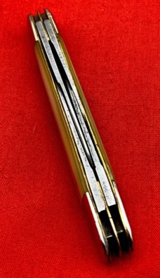 Vintage EDW. PARKER & SONS GERMANY 4-Blade Equal End Pen Pocket Knife c.1900-1930 Pearl