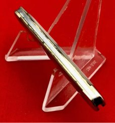 Vintage BOKER’S CUTLERY GERMANY Equal End Senator Pen Pocket Knife Salesman’s Sample c.1891-1944 MOP