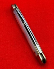 Vintage BOKER’S CUTLERY GERMANY Equal End Senator Pen Pocket Knife Salesman’s Sample c.1891-1944 MOP