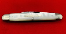 Vintage BOKER’S CUTLERY GERMANY Equal End Senator Pen Pocket Knife Salesman’s Sample c.1891-1944 MOP