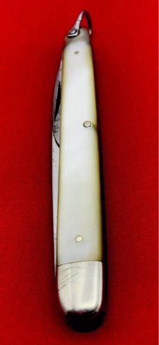 Vintage H. BOKER & CO SOLINGEN Long Slim Equal End Pen Folding Pocket Knife c.1869-1944