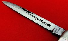 Vintage H. BOKER & CO SOLINGEN Long Slim Equal End Pen Folding Pocket Knife c.1869-1944