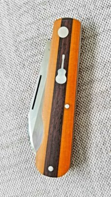 Thys Meades Custom slipjoint...modern Wharnie Barlow..4" ..rwl34..Butterscotch Westinghouse and Afbw