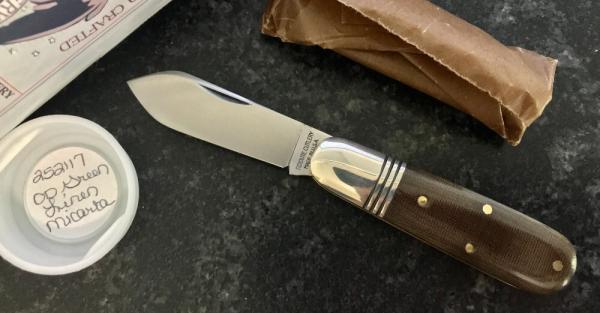 Great Eastern Cutlery Tidioute #252117 Little Jack, Linen Micarta Handle, New (GEC 25) Great Eastern Cutlery Tidioute #252117 Little Jack, Linen Micarta Handle, New (GEC 25)