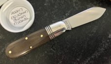 Great Eastern Cutlery Tidioute #252117 Little Jack, Linen Micarta Handle, New (GEC 25) 