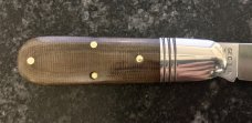 Great Eastern Cutlery Tidioute #252117 Little Jack, Linen Micarta Handle, New (GEC 25) 