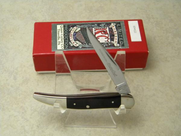 Robeson Mastercraft USA (Queen Cut. Co.) Horn #16 Tiny Toothpick Knife in Box