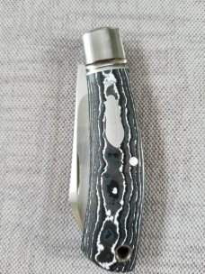 Vetrov Custom Native Knife NEW..4" M390 and White Storm Fat Carbon Fiber..makers slip ..GRAIL Alert 