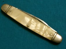 VINTAGE BOKER USA 8465 SENATOR FOLDING POCKET EQUAL END PEN JACK KNIFE KNIVES OLD AD ADVERTISING