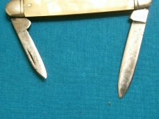VINTAGE BOKER USA 8465 SENATOR FOLDING POCKET EQUAL END PEN JACK KNIFE KNIVES OLD AD ADVERTISING