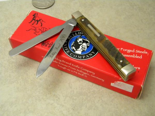 Bulldog Brand Germany  Ram's Horn Doctor's Knife c.2008 NIB