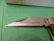 Case XX 2003 Bone Handle SeaHorse  Whittler Pattern # 6355 WH SS