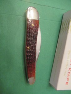 Case XX 2003 Bone Handle SeaHorse  Whittler Pattern # 6355 WH SS